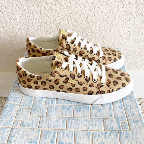 KEDS Jump Kick Lace Up Sneaker Leopard 8.5 NEW - Picture 4 of 9